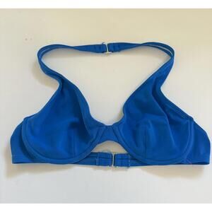 La Blanca Size 12 Bikini Top Women's Halter Underwire‎